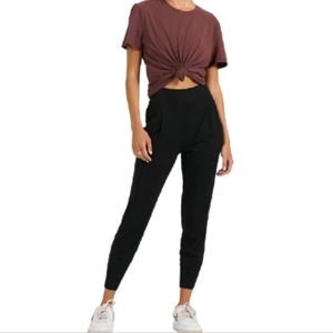 VUORI LUX HAREM JOGGER PANT - BLACK SIZE SMALL